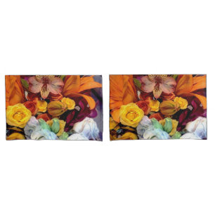 Flowers in Summer Day Pillowcase