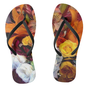 Flowers in Summer Day Thongs