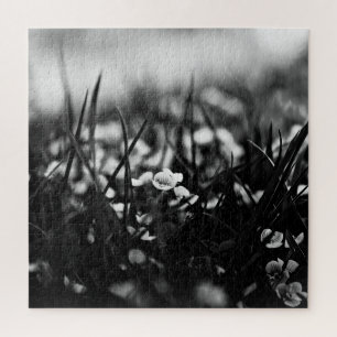 Flowers in the field in spring jigsaw puzzle