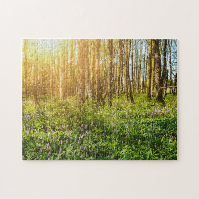 Flowers in the forest  - jigsaw puzzle (Horizontal)