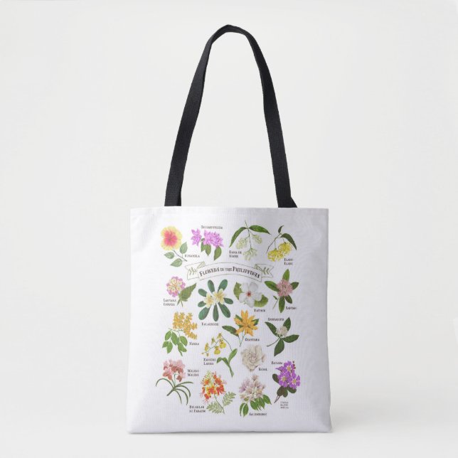 Flowers in the Philippines Tote Bag (Front)