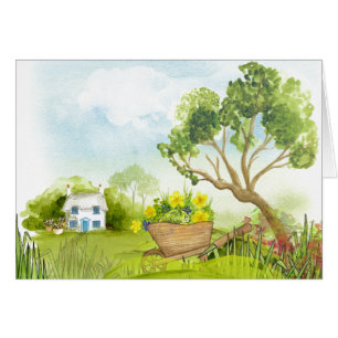 Flowers in the Wheelbarrow Landscape