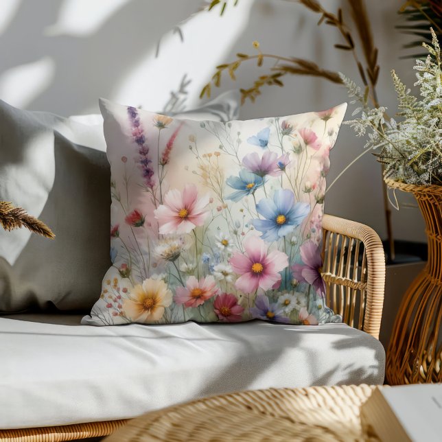 Flowers In The Wild Cushion (Creator Uploaded)