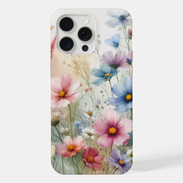 Flowers In The Wild iPhone Case (Back)