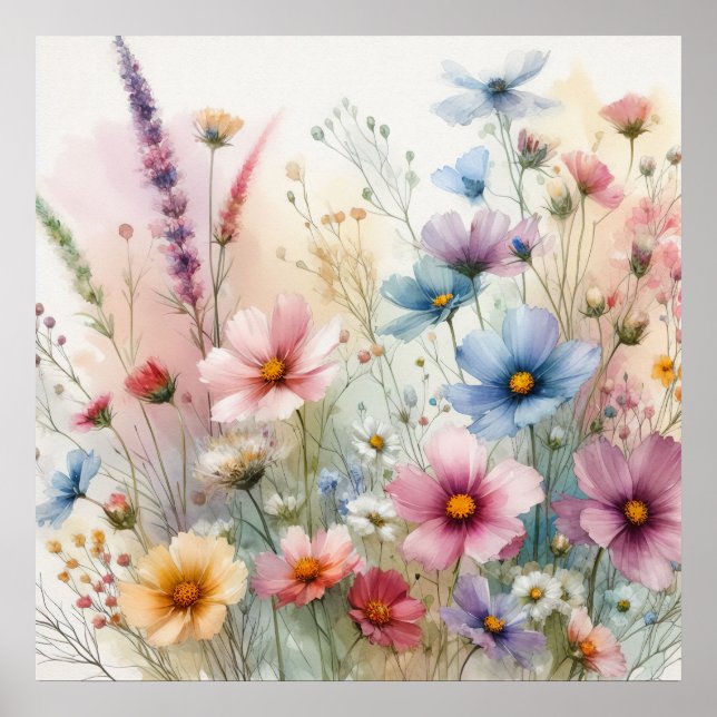 Flowers In The Wild Poster (Front)