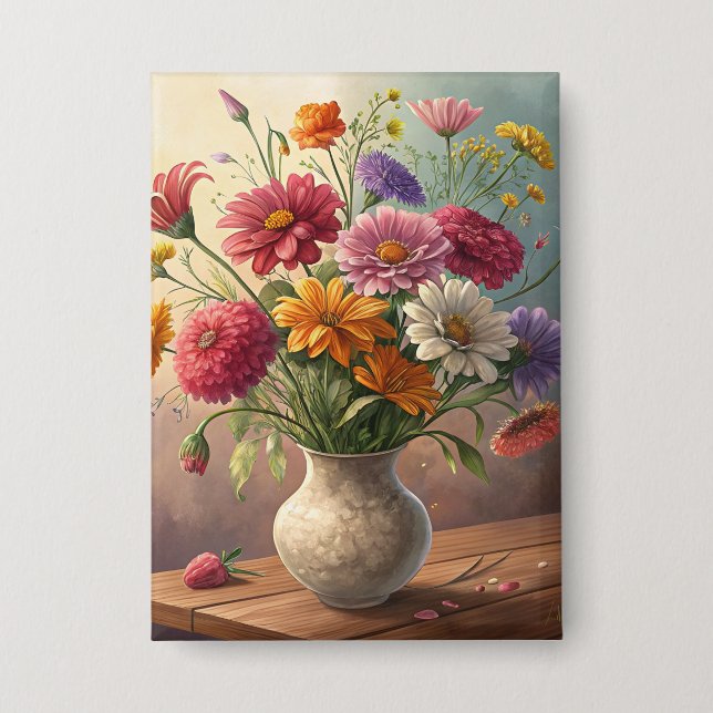 Flowers in vase (Front)