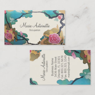 Flowers in Watercolors - Business Cards