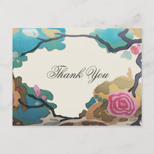 Flowers in Watercolors ~ Postcard