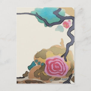 Flowers in Watercolors ~ Postcard / Invitations