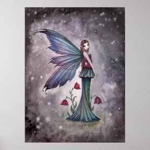 Flowers in Winter Fairy Print