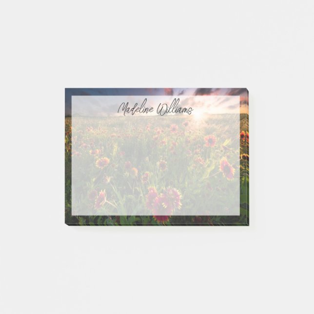 Flowers | Indian Blanket Wildflower Texas Post-it Notes (Front)