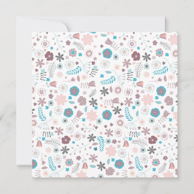 Flowers Invitation (Front)