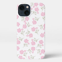 Flowers iPhone 13 Slim Fit Case, Glossy