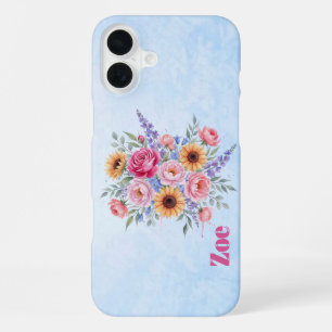 Flowers iPhone 16 Plus Case