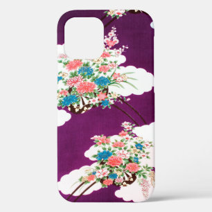 Flowers, Japanese Design iPhone 12 Case