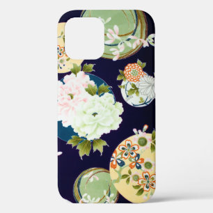 Flowers, Japanese Design iPhone 12 Case