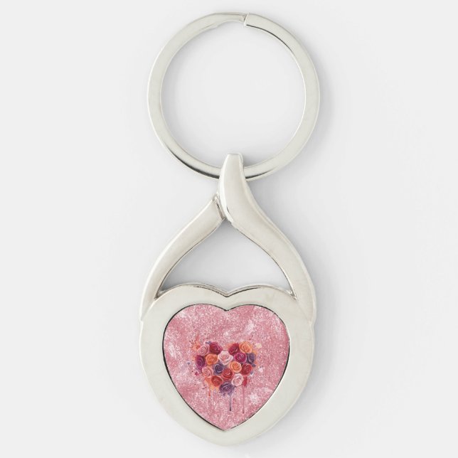 Flowers Key Ring (Front)