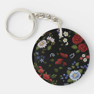 Flowers Key Ring