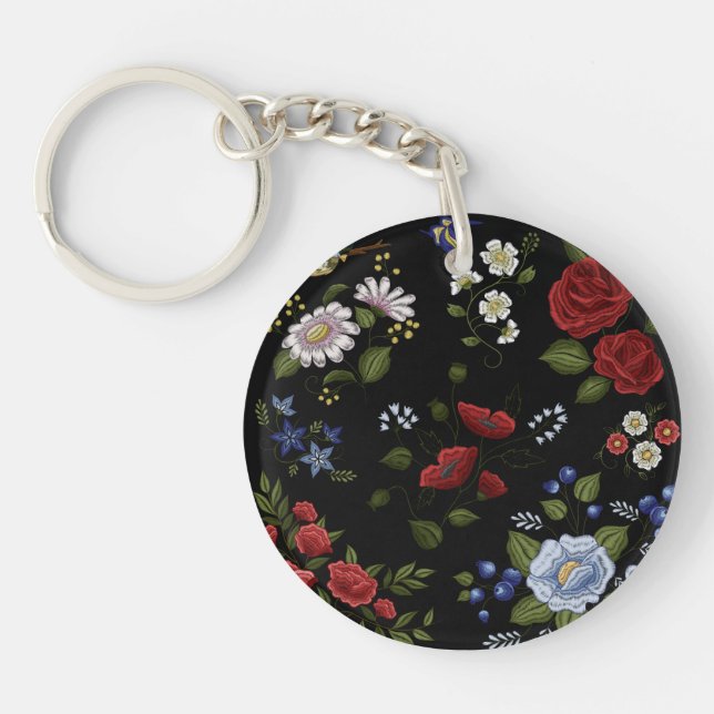 Flowers Key Ring (Front)