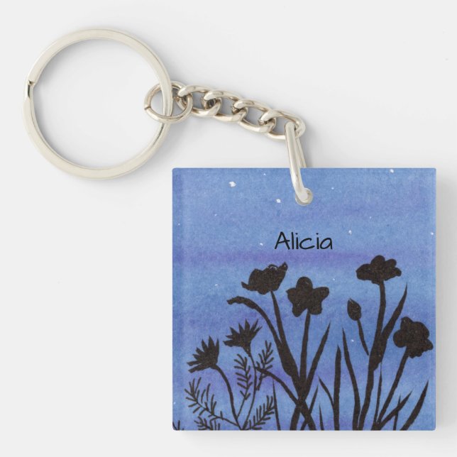 Flowers Key Ring (Front)