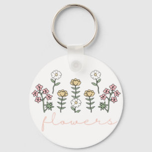 Flowers Key Ring