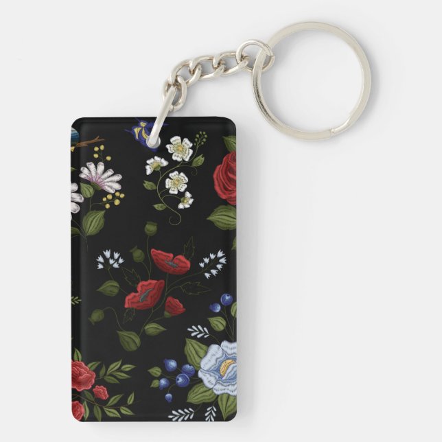 Flowers Key Ring (Back)