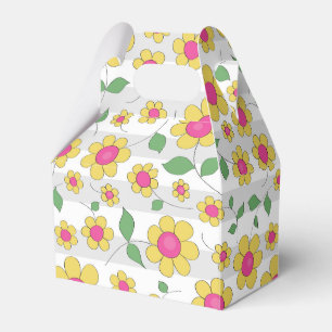 Flowers kids paint happy spring floral drawing favour box