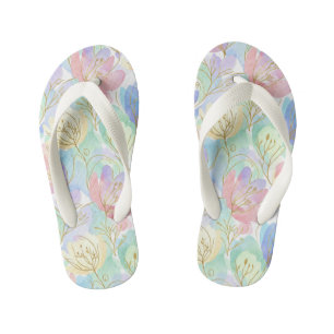 Flowers Kid's Thongs