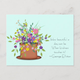 Flowers & Kindness Postcard