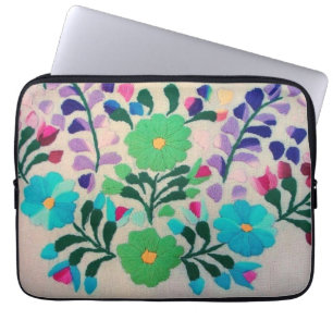 flowers laptop sleeve