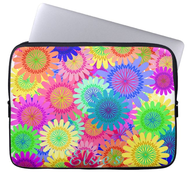 Flowers Laptop Sleeve (Front)