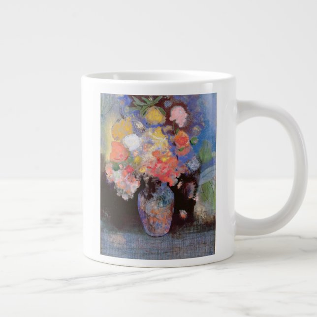 Flowers Large Coffee Mug (Right)
