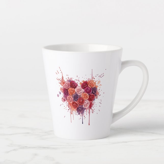 Flowers Latte Mug (Right)