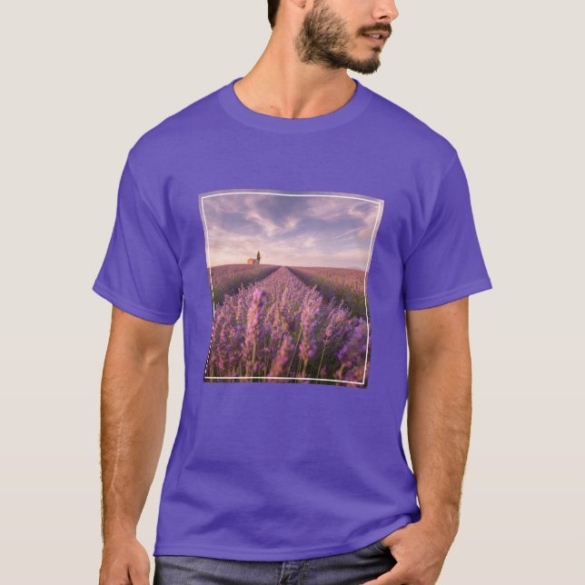 Flowers | Lavender Southern France T-Shirt (Front)
