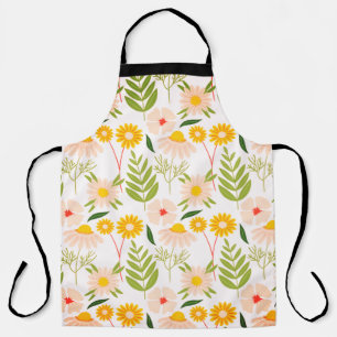 Flowers & Leaves Garden Pattern Apron