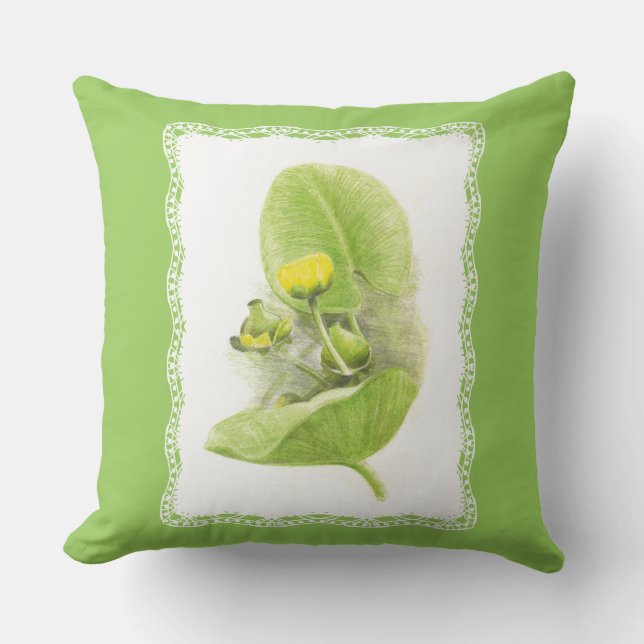 Flowers lilies cushion (Front)