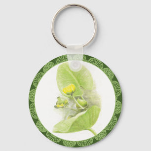 Flowers lilies key ring
