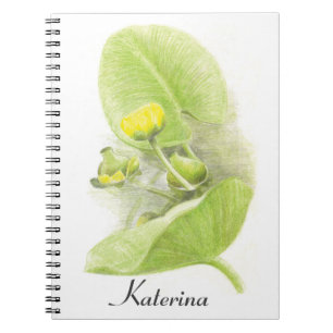 Flowers lilies notebook