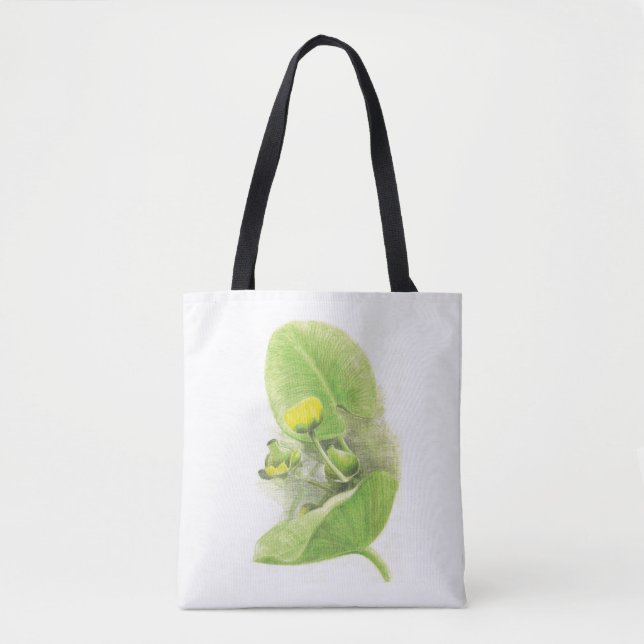 Flowers lilies tote bag (Front)