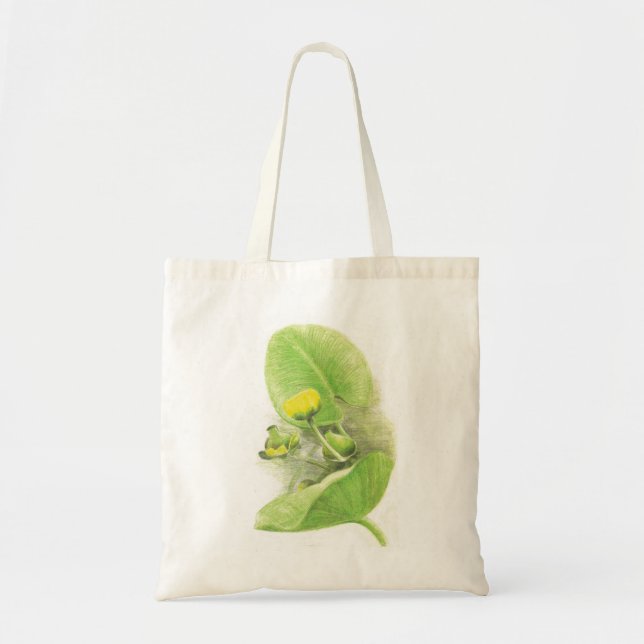 Flowers lilies tote bag (Front)