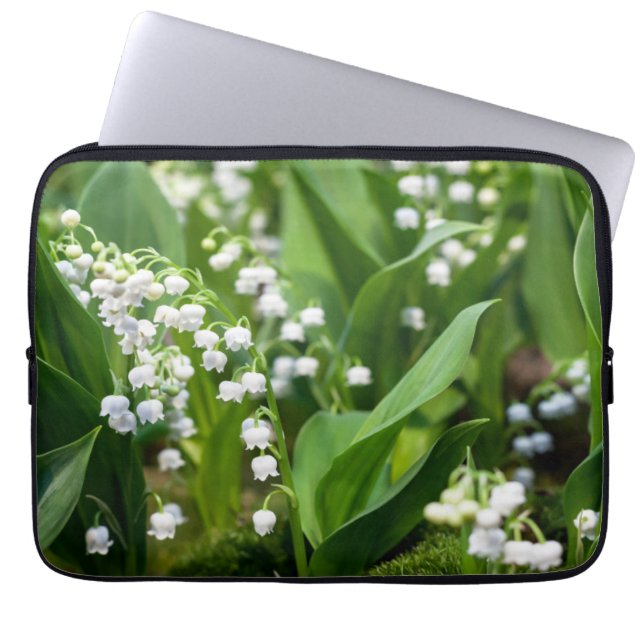 Flowers | Lily of the Valley Sweden Laptop Sleeve (Front)