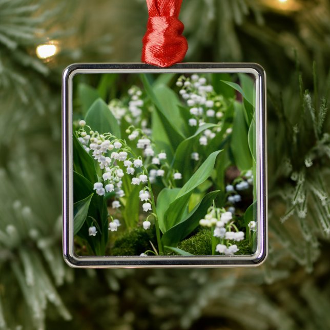 Flowers | Lily of the Valley Sweden Metal Ornament (Tree)