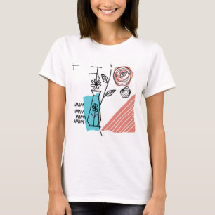 Flowers line T-Shirt