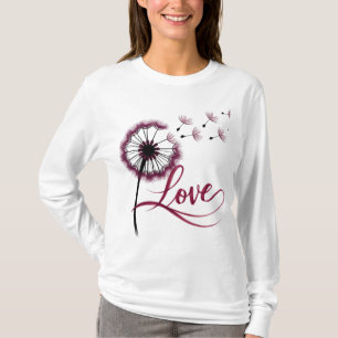 Flowers long sleev T-Shirt, Floral Tee