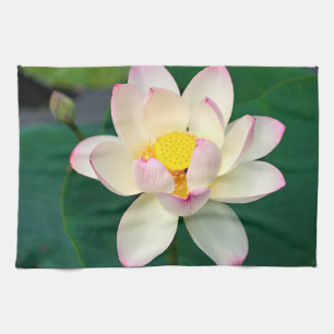 Flowers Lotus Water Flower Tea Towel