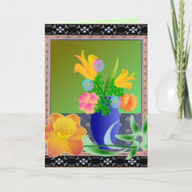 Flowers Love Card (Front)