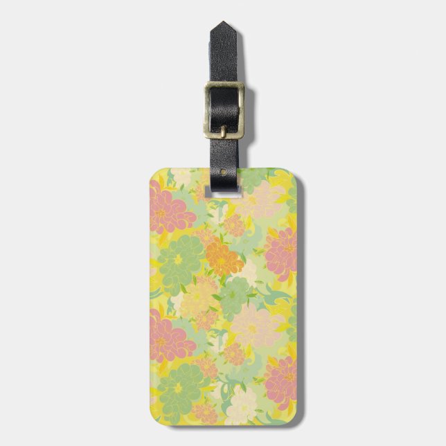 Flowers Luggage Tag (Front Vertical)