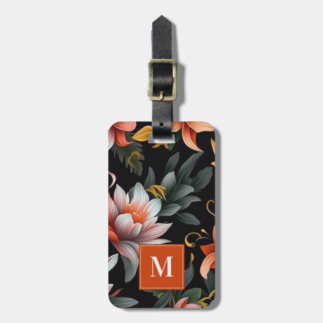 Flowers Luggage Tag (Front Vertical)