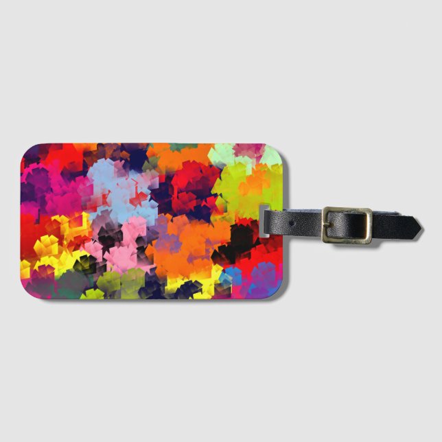 FLOWERS LUGGAGE TAG (Front Horizontal)