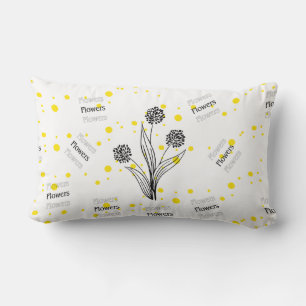 Flowers Lumbar Cushion